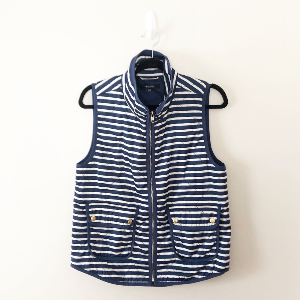 Stitch Fix 41 Hawthorn Anise Striped Quilted Vest